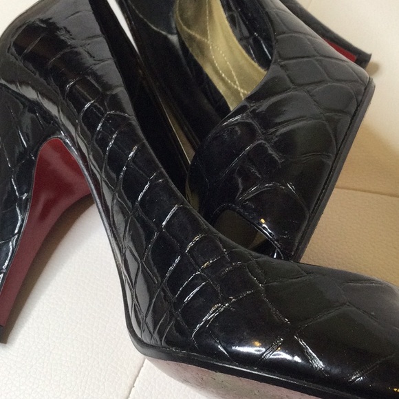 🌹HP🌹GUC Unlisted Black Red Bottom Heels, 9.5M - Picture 6 of 12